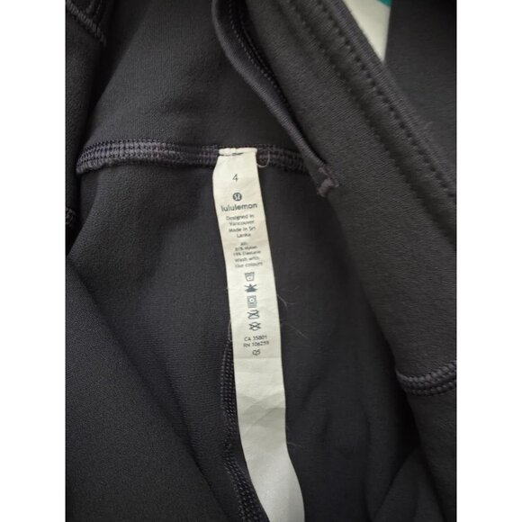 Lululemon Reveal 7/8 Gray Athletic Mesh Leg Tight Vortex 25" Women's Sz 4 - Picture 10 of 11